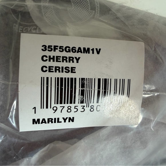 Michael Kors Marilyn Small Signature Logo Messenger Bag - Cherry NWT - Picture 5 of 5